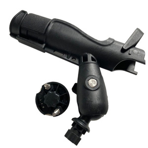 Support de canne à pêche avec joint à rotule et base hexagonale pour cannes à pêche en kayak, en matériau ABS - Product Image 5