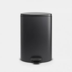 Pattumiera Newicon 20 L Nera Opaca con Pedale - Product Image 2