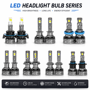 L8 H7 LED Headlight <b>Bulb</b> 6500K Cool <b>White</b> Integrated Decoder Design Front Lighting Upgrade for VW Golf 7 LED Headlights - Product Image 5