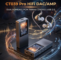 Amplificateur audio professionnel personnalisé pour audiophiles Hifi, PCM768kHz, faible bruit, DSD512, connecteur de prise en charge du PEQ, tout neuf, pour ordinateur portable