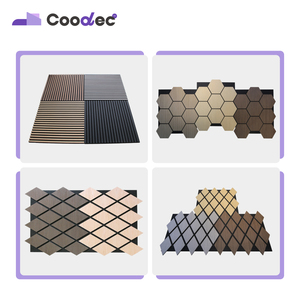 Panneau acoustique <span class=keywords><strong>Akupanel</strong></span> en Mdf personnalisé Panneau mural à lamelles acoustiques en bois Panneaux muraux en bois - Product Image 2