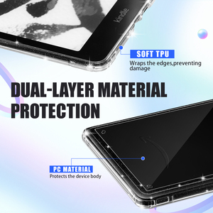 Funda Protectora Ultra Delgada Transparente a Prueba de Golpes de TPU para Tablet, Compatible con <span class=keywords><strong>iPad</strong></span> Kindle 12.ª Generación 2024 de <span class=keywords><strong>7</strong></span> Pulgadas - Product Image 3