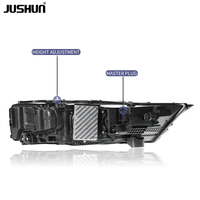 JUSHUN mise à niveau Laser Led Style phare phare dynamique Plug and Play pour audi Q7 2020-2023 lampe frontale phare