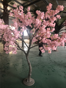 Sakura artificielles avec fleurs de <span class=keywords><strong>cerisier</strong></span>, 100 cm, 5 pieds, led, 3D, un arbre pour un mariage, fausse plante, pour l'extérieur, <span class=keywords><strong>rose</strong></span> et blanc, K01203 - Product Image 2