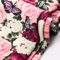 Tissu tricoté en soie de lait respirant et antistatique à motif géométrique abstrait, extensible, idéal pour les housses de canapé et de chaise – Vente directe usine