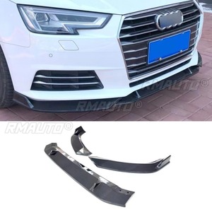 ลิ้นกันชนหน้ารถยนต์ สีดำเงา สำหรับตกแต่ง Audi A4L ปี 2017-2019 อุปกรณ์ป้องกันกันชน อะไหล่ตกแต่งรถยนต์ - Product Image 1