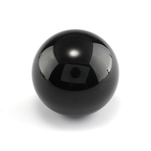 Car Gear <b>Shift</b> <b>Knob</b> Black Aluminum Alloy Round With Three Adapters Rustproof Universal Fit - Product Image 2