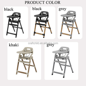 <strong>Newborn</strong> Growth Foldable Portable High Dining Baby Kids Feeding Chair Dining Adjustable Baby <strong>Highchair</strong> - Product Image 6