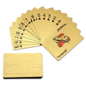 Naipes <span class=keywords><strong>de</strong></span> lámina dorada personalizados con muestra <span class=keywords><strong>gratis</strong></span>, diseño <span class=keywords><strong>de</strong></span> póquer en blanco para entretenidos <span class=keywords><strong>juegos</strong></span> <span class=keywords><strong>de</strong></span> fiesta - Product Image 3