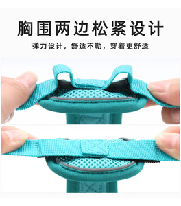 작은 강아지를위한 풀 개 하네스 없음 반사 조절 가능한 전면 클립 애완 동물 조끼 개 애완 동물 훈련 걷기를위한 쉬운 통제 - Product Image 5