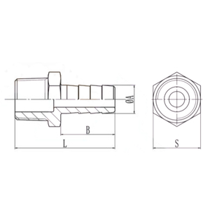 Nhà Máy Bán buôn <span class=keywords><strong>SS</strong></span> 304 NPT Hose núm vú <span class=keywords><strong>barb</strong></span> phụ kiện đường ống cho an toàn đường ống kết nối - Product Image 6