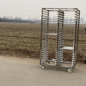 烘焙机械用不锈钢托盘手推车面包展示烘焙冷却架 - Product Image 2