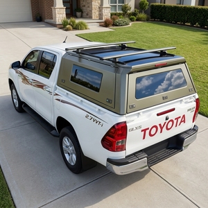 Cubierta de Aluminio Plegable Impermeable 4X4 Personalizada, Antioxidante, para <span class=keywords><strong>Tunder</strong></span> 2022+ 5.5Ft - Product Image 1