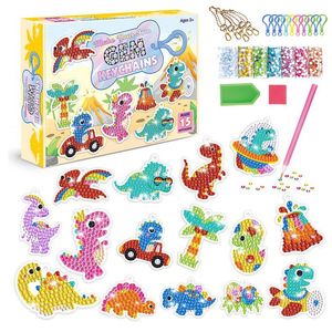 Kits de peinture pour enfants créatifs faits à la main pour l'artisanat et la peinture par numéros Big Gem Sticker Easy Gnome Diamond Painting Kits - Product Image 5