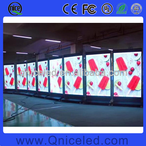 سعر المصنع في الهواء الطلق عمودي قائمة بذاتها أدى عرض جانب واحد مزدوج الجانب الكلمة يقف أدى الفيديو الإعلان لوحة - Product Image 3