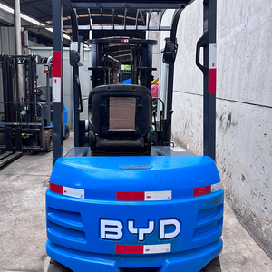 China Used Byd Forklift All-electric <b>Station</b> Rack Stacker 2 Tons Electric Fork Truck Stackers for Warehouses - Product Image 4