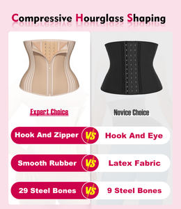 Corsés y corpiño de cuero para mujer, corsé adelgazante de cintura bajo el pecho, lencería con huesos de acero, <span class=keywords><strong>2022</strong></span> - Product Image 2