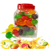 Gelatina di tazze a forma di frutta di gelatina assortita sveglia variopinta a buon mercato all'ingrosso 40 pezzi Mini
