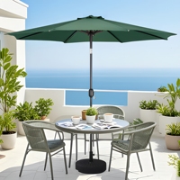 Parasol de plage arc-en-ciel Sumcer personnalisable, portable, à rayures colorées, pour pique-nique en extérieur, avec plateau de table intégré