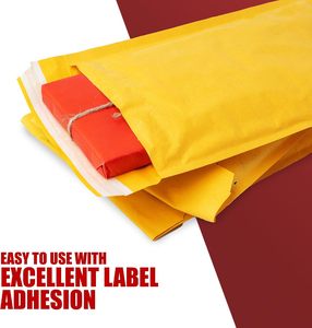 VANTUR – Échantillon de petites enveloppes à bulles en polyéthylène haute densité (HDPE) imperméables de 3,5 mil d'épaisseur, rembourrées, pour l'expédition de vêtements et de chaussures - Product Image 5