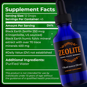 Gotas de desintoxicación de zeolita personalizadas para niños y adultos, líquido de zeolita premium con metilvitamina B12 D3, desintoxicación suave de metales pesados para niños - Product Image 2