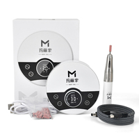 Mini perceuse à ongles professionnelle rechargeable en acier inoxydable 30000 tr/min, petite machine de polissage portable pour manucure