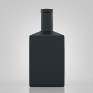 Botella de Licor Cuadrada de Vidrio Negro Mate Personalizada al por Mayor, Base con Grabado Profundo, 750 ml, para Tequila, <span class=keywords><strong>Mezcal</strong></span> y Licores <span class=keywords><strong>Premium</strong></span> - Product Image 2
