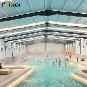 Centre de natation modulaire préfabriqué en acier de qualité industrielle à portée libre - Product Image 1