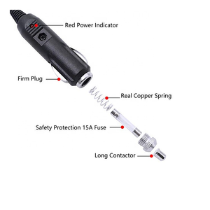 汽车香烟适配器至2针SAE连接器电缆12V-36V 2芯5A-30A公插头点烟器SAE延长电缆 - Product Image 4