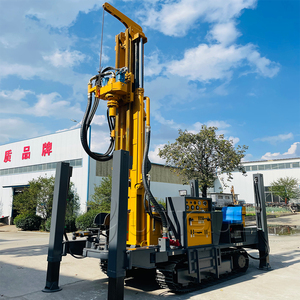 2025 New Fully Hydraulic Diesel UY260 Crawler-mounted Water Well <b>Drilling</b> Rig Motor Engine <b>Pump</b> Gearbox Max 260m Depth High - Product Image 5