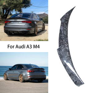 สปอยเลอร์หลังคาร์บอนไฟเบอร์แท้ทรง M4 สำหรับ A3 S3 RS3 8V ปี 2013-2020 - Product Image 2