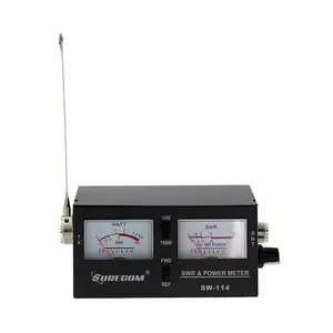 2024 hot sell SURECOM SW-114 SWR Power Meter 3-function test instrument with SO-239 UHF Connector for CB radio