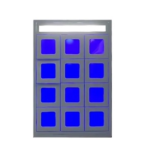 Petite armoire murale intelligente Mini <span class=keywords><strong>casier</strong></span> de stockage de paiement par carte électronique en métal pour hôtel - Product Image 2
