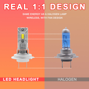 CAR-REFINE M3P Faro Delantero LED con Ventilador, 80W, 12000LM, Chip CSP, H1 H4 H7 H11 HB3 9005 9006 9012, Luces LED para Auto - Product Image 5