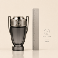 Flacon de parfum vide personnalisé en verre 30 ml, corps facetté, capuchon argenté, flacon atomiseur rechargeable avec boîte cadeau rose, vente en gros