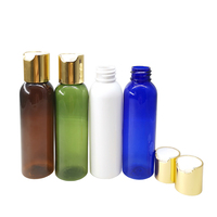 Flacon à presser pour lotion capillaire en plastique PET avec bouchon torsadé, encre de tatouage multicolore variée, 30/50/60/100/120/250/500ml