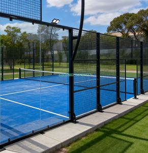 Pista <span class=keywords><strong>de</strong></span> Pádel Panorámica Personalizada, Fabricante OEM y ODM, Guía <span class=keywords><strong>de</strong></span> Instalación Gratuita, Embalaje Personalizado, Envío Global - Product Image 1