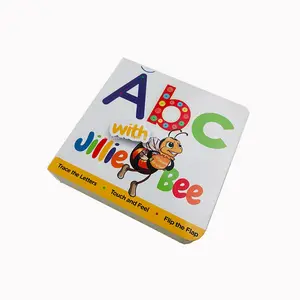 High Quality Children Board Touch And Feel English Word Learning To Write Abc Tracing Book For Kids