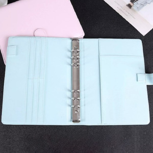 Custom PU leather book covers for A5/<b>A6</b> loose-leaf notebooks and student <b>diaries</b>. - Product Image 4