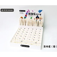 Delsch Puzzle Lettre Rack Creative DIY Presse Signature Stylo ins Simple Cadeau Genre Stylo