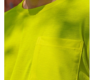 Ansi Clase 3 camisa de seguridad Ropa DE TRABAJO Fluorescente Amarillo Ingeniero de construcción Seguridad Manga larga Hi Vis <span class=keywords><strong>camisetas</strong></span> - Product Image 6