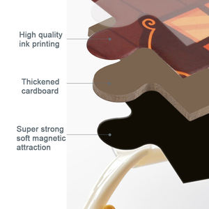 Puzzle nivelé pour bébés de 36 + <span class=keywords><strong>mois</strong></span> 69 pièces puzzles de dinosaures en carton casse-tête magnétique Vente en gros pas cher - Product Image 6