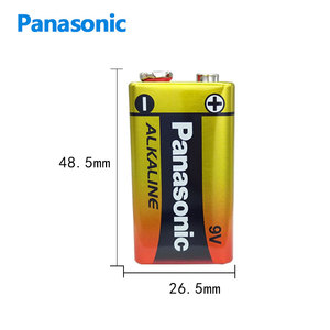 <span class=keywords><strong>Panasonic</strong></span> <span class=keywords><strong>9V</strong></span> 6LR61TC แบตเตอรี่อัลคาไลน์/1BA สำหรับการเตือนภัยควันไมโครโฟนมัลติมิเตอร์การควบคุมระยะไกล - Product Image 4