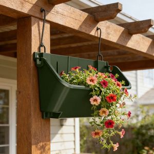 Fioriere da Giardino dal Design Accattivante, Contenitori in Plastica Sospesi, Scatole per Coltivazione Verticale - Product Image 2