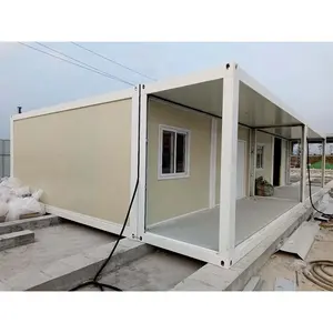 Casa de contenedor de lujo con muebles, Modular, diseño de construcción, móvil, pequeño, prefabricado, estándar australiano, 20 pies