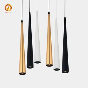 Black Cone 5W Cob Led Droplight Armatuur Keuken Licht Eetkamer Winkel Bar Minimalistische Decoratie Hanglamp