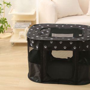 Equipo de juegos plegable para perros de interior, pluma de ejercicio, tienda de campaña para perros, casas para mascotas para perros y gatos - Product Image 5