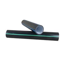 Tuyau d'irrigation flexible haute pression en HDPE PE 40/33 noir silicone