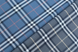 Tissu pour chemises en bambou, polyester et élasthanne, à chevrons, fil teint 50S, infroissable, pour chemises décontractées élégantes pour hommes - Product Image 4