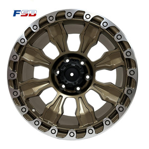 Nouvelles jantes en alliage d'aluminium FSB 16-18 pouces <span class=keywords><strong>4x4</strong></span> tout-terrain, pour voitures particulières 6x139.7, 5x127, 6x135, 5x114.3 - Product Image 1